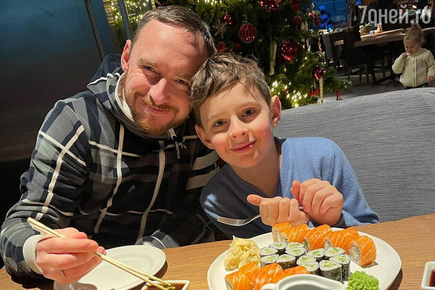 Новый муж Ваенги и их сын Иван фото