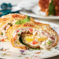 Александр Белькович: рулет с луком и окороком