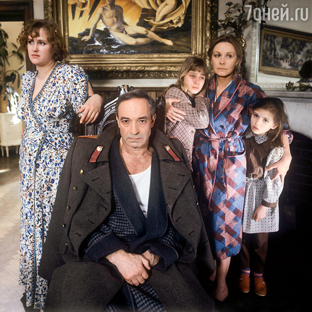 Валентин Гафт с Ириной Розановой, Ларисой Малеванной, Катей Рудько и Тамарой Ботовой