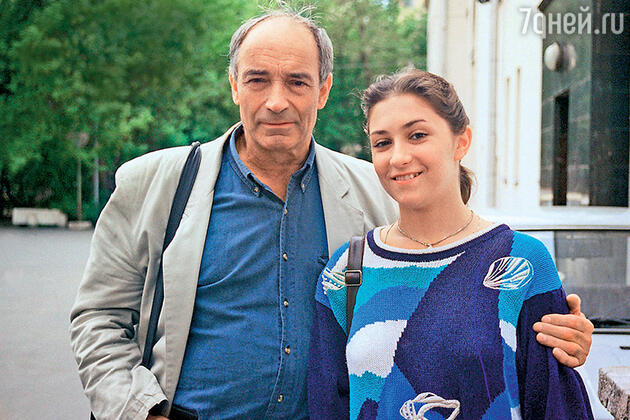 Валентин Гафт с дочерью Ольгой