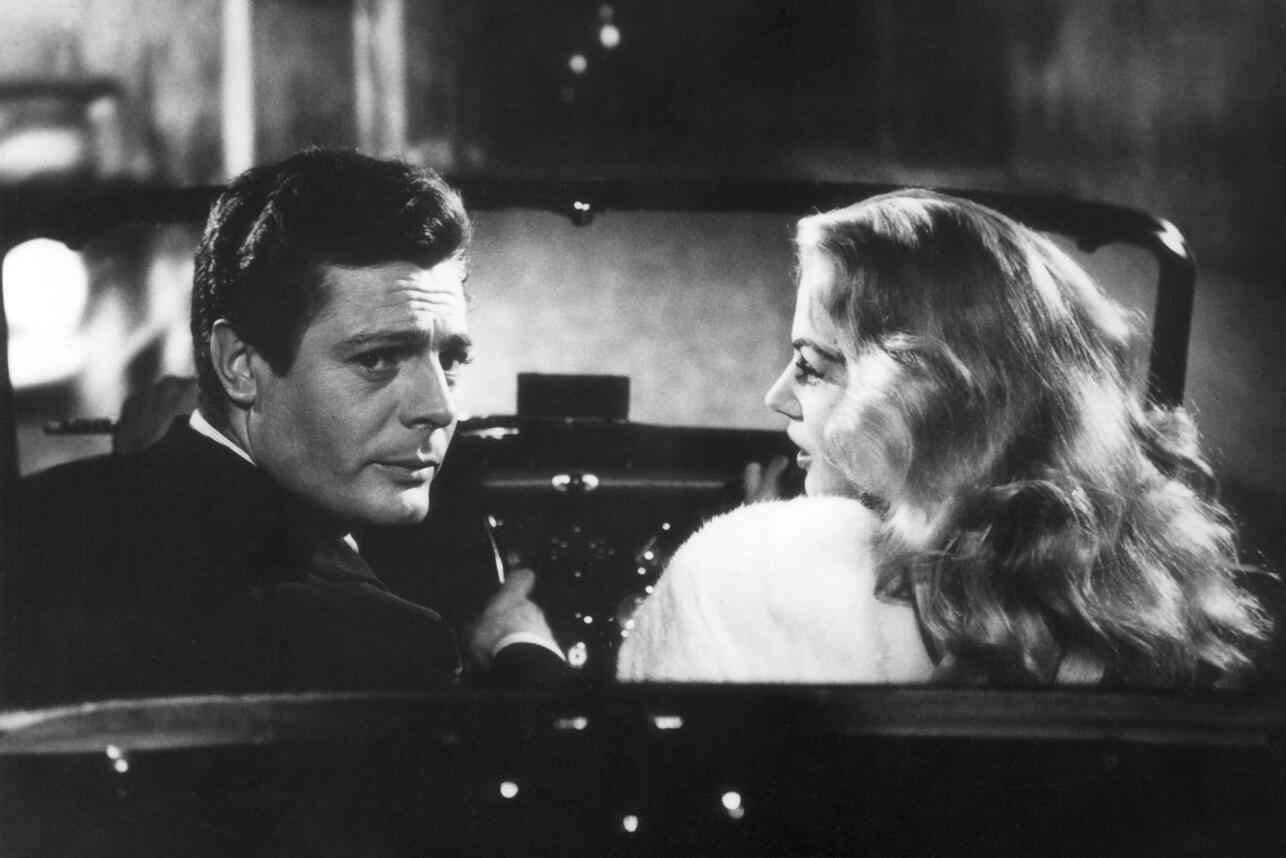 Марчелло Мастроянни в ильме «Сладкая жизнь»