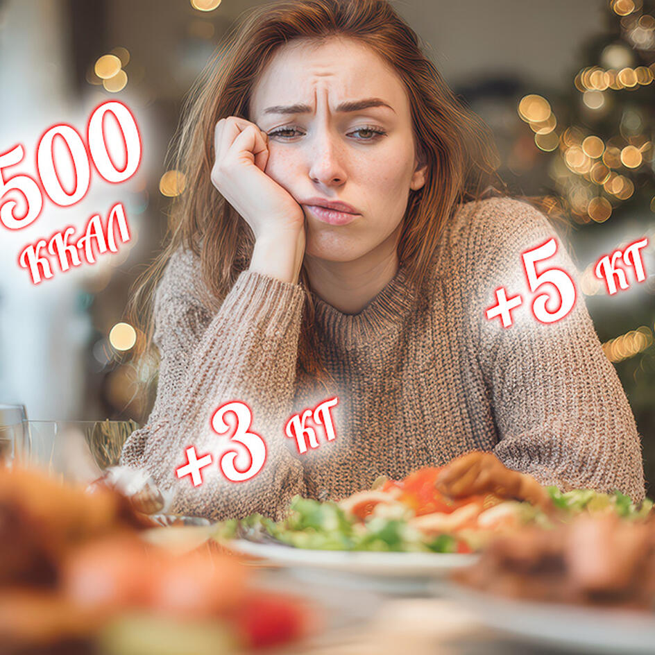 Арифметика лишнего веса: рассчитайте, сколько вы наберете за праздники