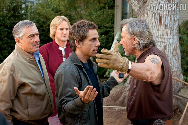 Роберт Де Ниро, Оуэн Уилсон, Бен Стиллер и Харви Кайтел