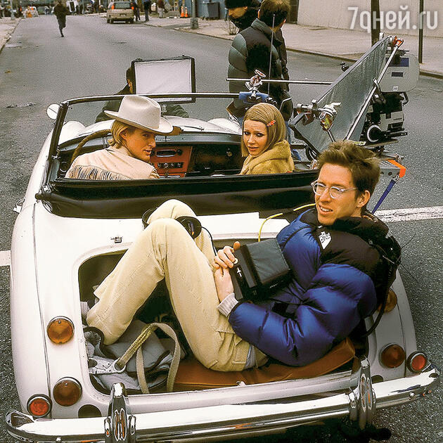 Оуэн Уилсон с Гвинет Пэлтроу и Уэсом Андерсоном