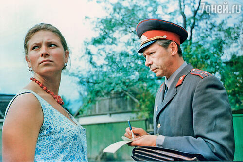 Олег Ефремов с Людмилой Зайцевой в фильме «Здравствуй и прощай». 1972 г.