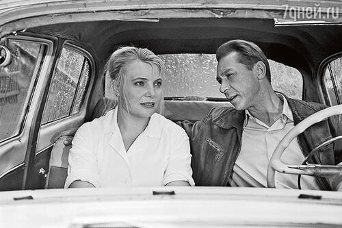 Олег Ефремов с Татьяной Дорониной в фильме «Три тополя на Плющихе». 1967 г.