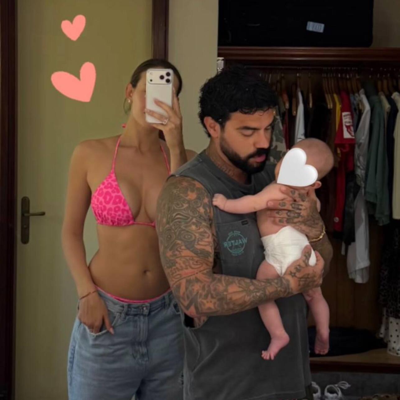 Тимати и Валентина Иванова с дочкой Эммой