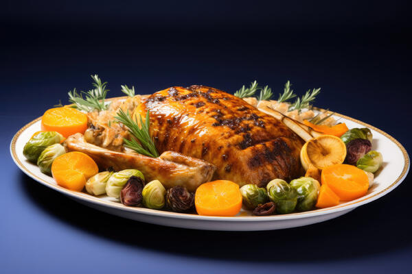 Готовим праздничное и полезное блюдо на Новый год 2026 &mdash; голени индейки с овощами