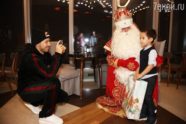 Зариф Норов с сыном Марком