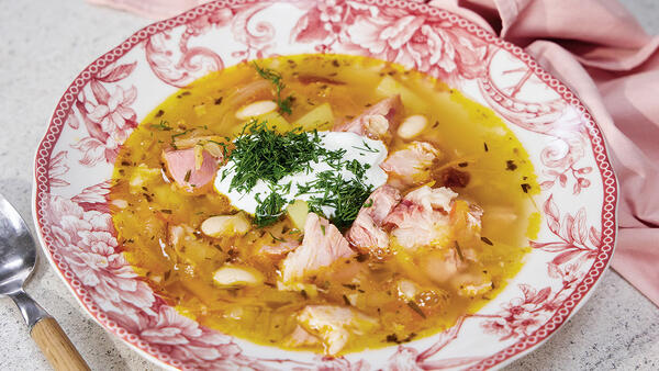 Александр Белькович: копченые щи с квашеной капустой