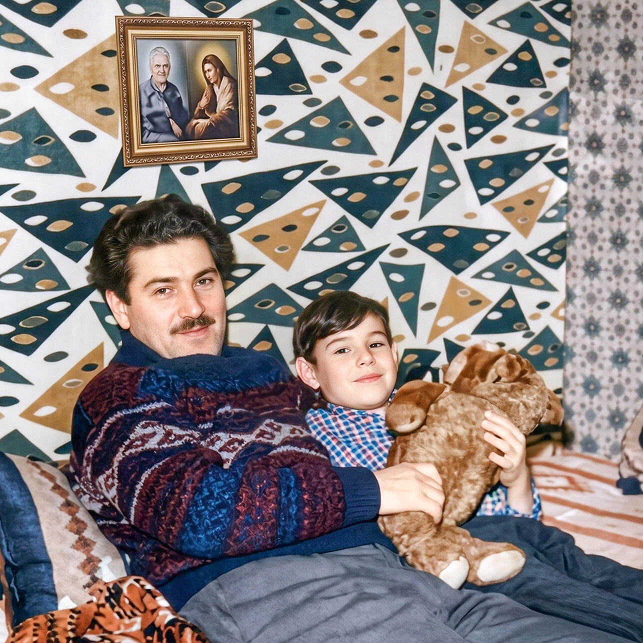 Григорий Чухрай с сыном
