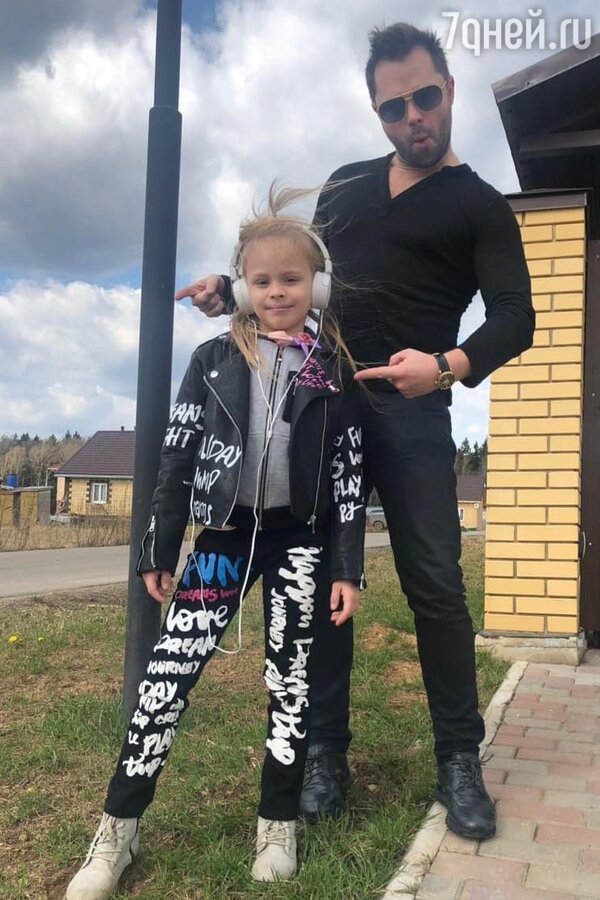 Виталий Гогунский с дочкой Миланой