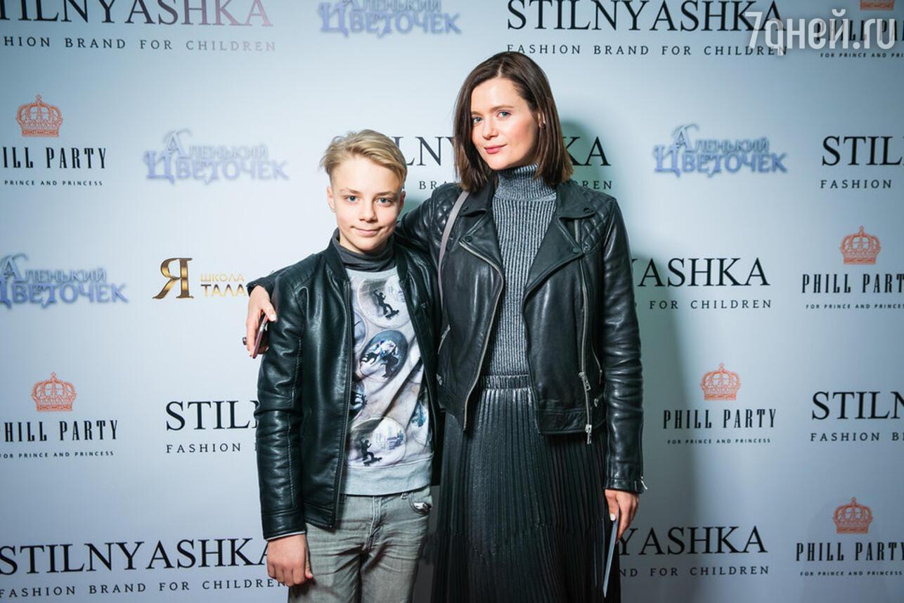 Дарья Калмыкова с сыном Макаром
