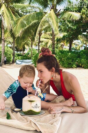 Регина Тодоренко с сыном