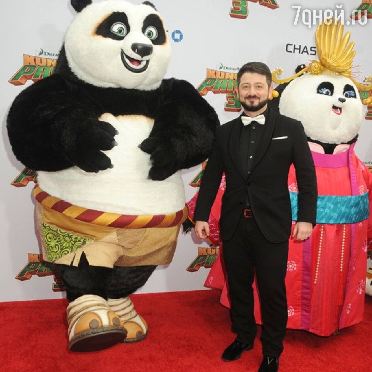 Кто озвучивал кунг фу панда в россии. Галустян на премьере кунг фу Панда.