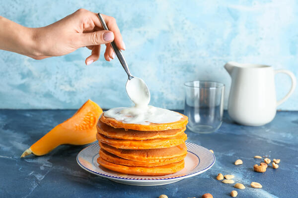 Как приготовить оладьи из тыквы на кефире 