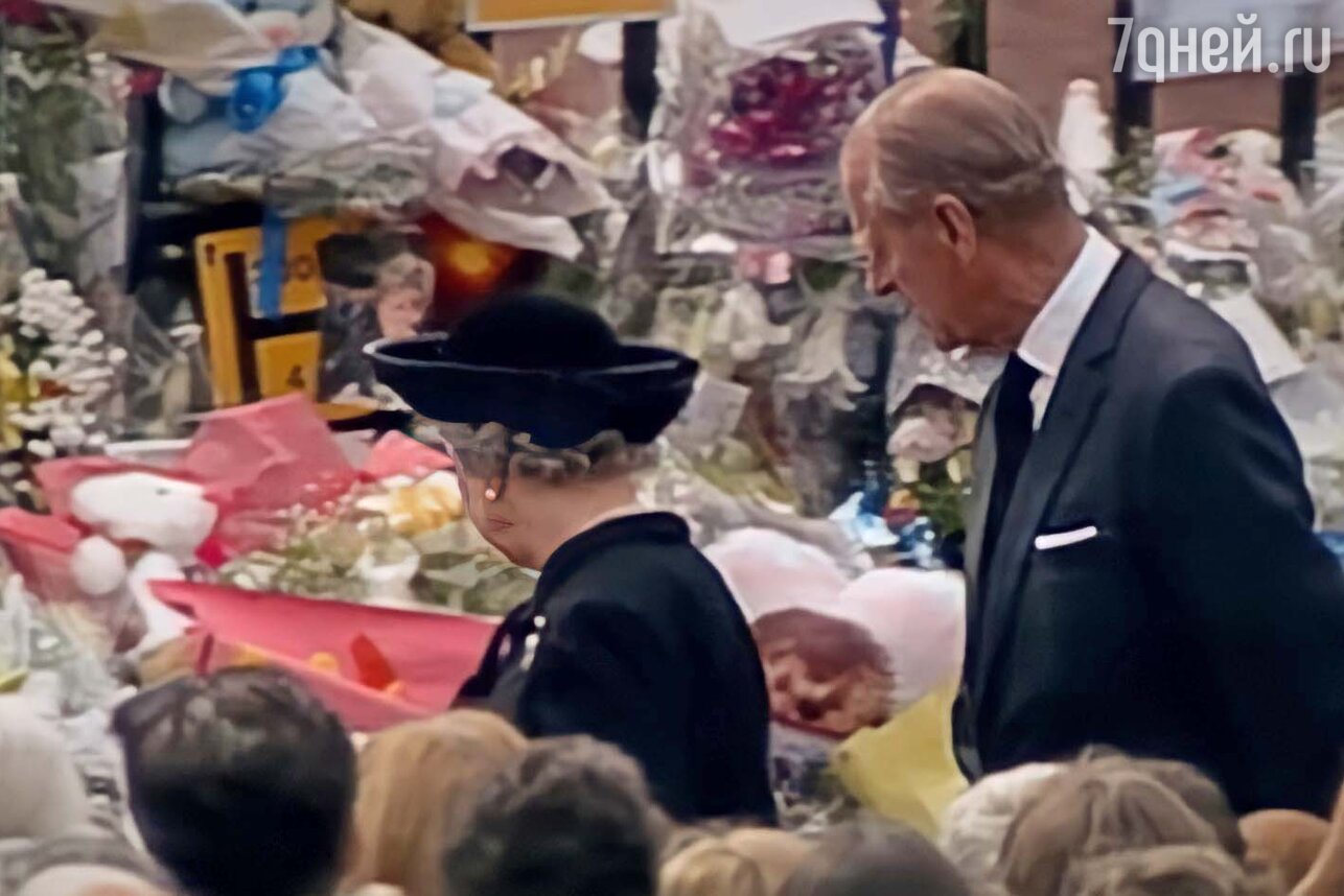 Франциска Кидд на похоронах Дианы
