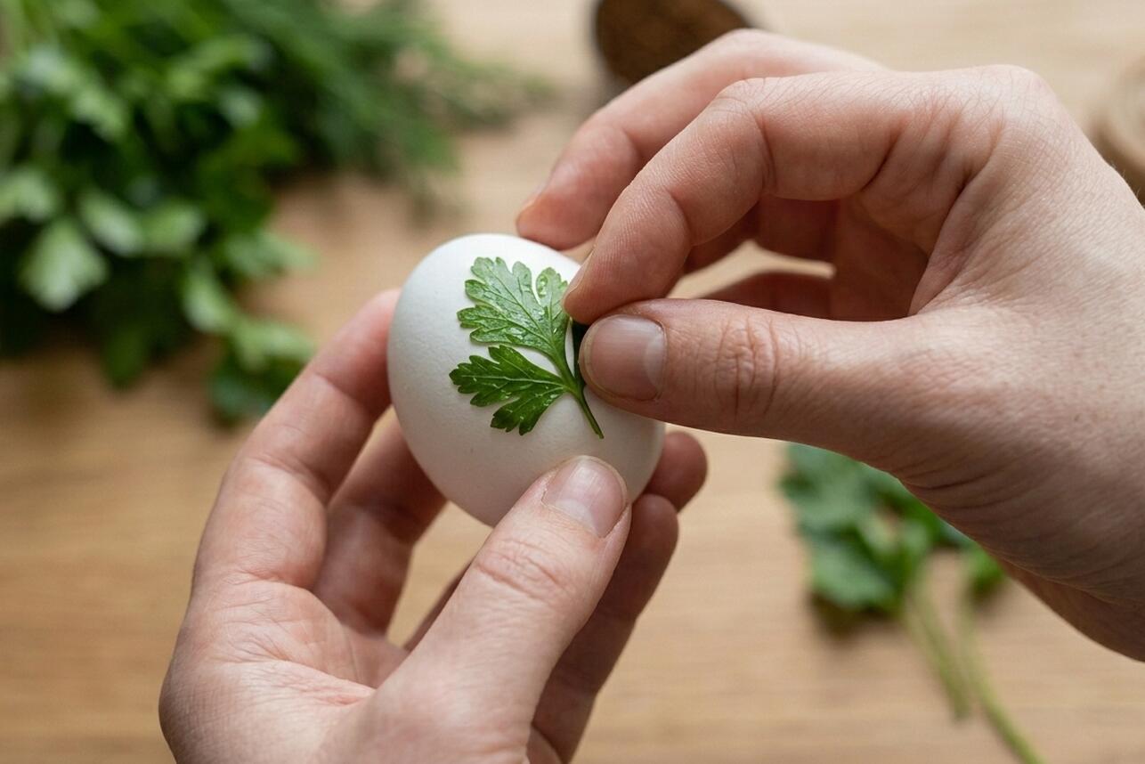 Как покрасить яйца кофе: пошаговый гайд по окрашиванию без химии