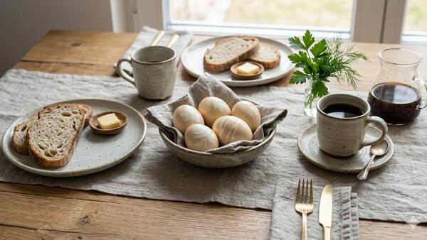 Как покрасить яйца кофе: пошаговый гайд по окрашиванию без химии