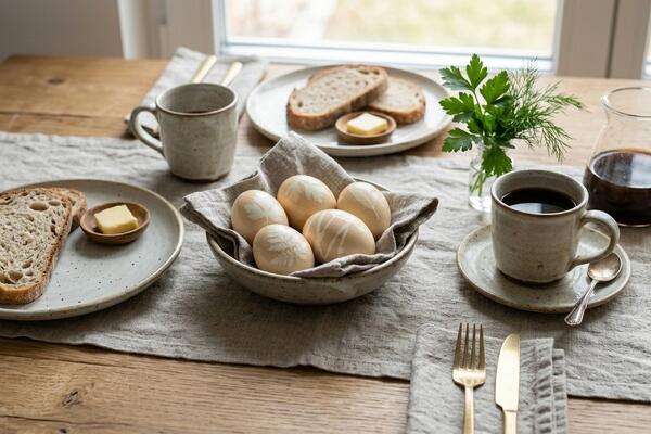 Как покрасить яйца кофе: пошаговый гайд по окрашиванию без химии