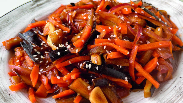 Баклажаны по-азиатски: классический рецепт изысканной закуски