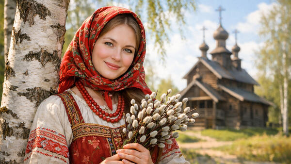 20 самых красивых открыток на Вербное воскресенье 2026: скачайте и поздравьте близких