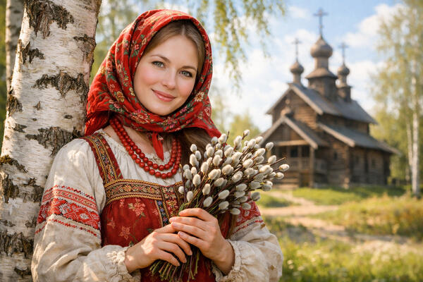 20+ самых красивых открыток на Вербное воскресенье 2026: скачайте и поздравьте близких