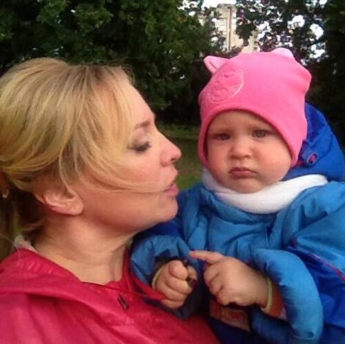 Светлана Пермякова пожелала своей дочке здоровья
