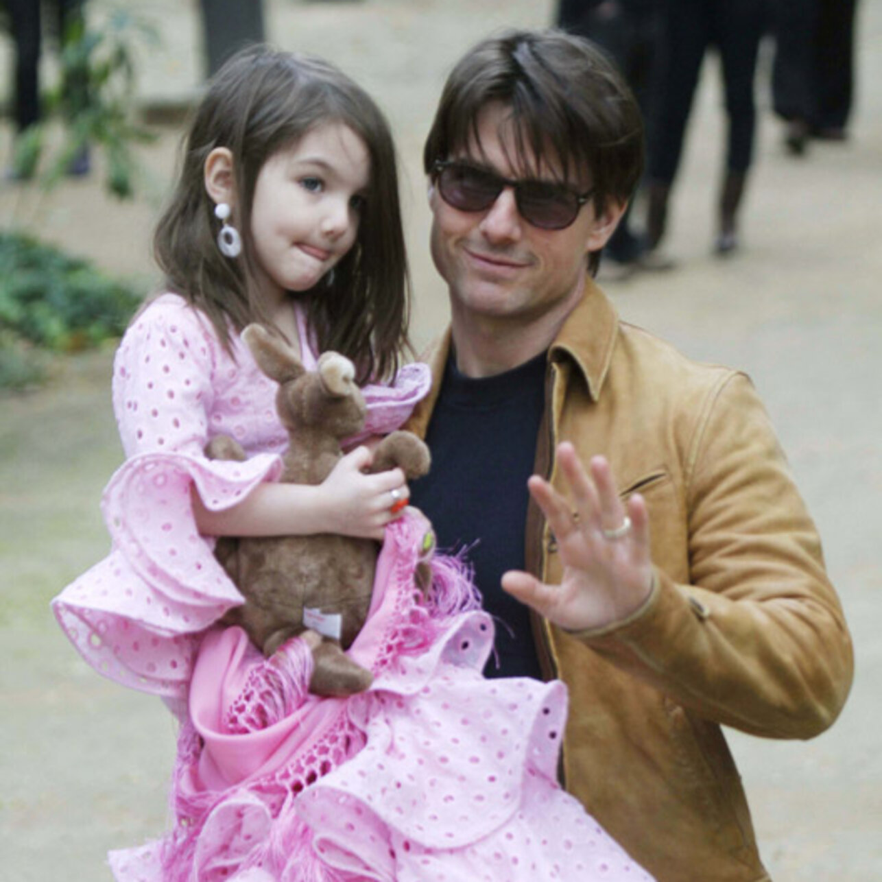 Том Круз с дочерью Сури. 2013 год