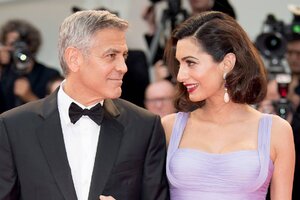 Супруга Джорджа Клуни вышла из декрета через два месяца после родов