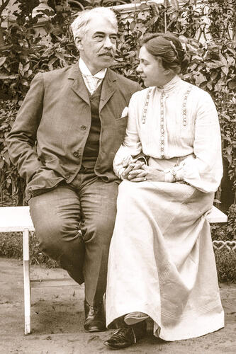 Константин Станиславский с женой Марией Лилиной, 1903 год