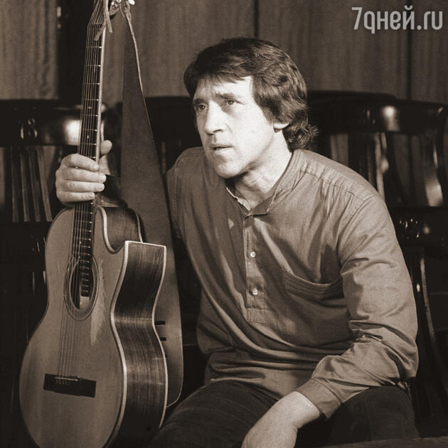 Владимир Высоцкий с гитарой