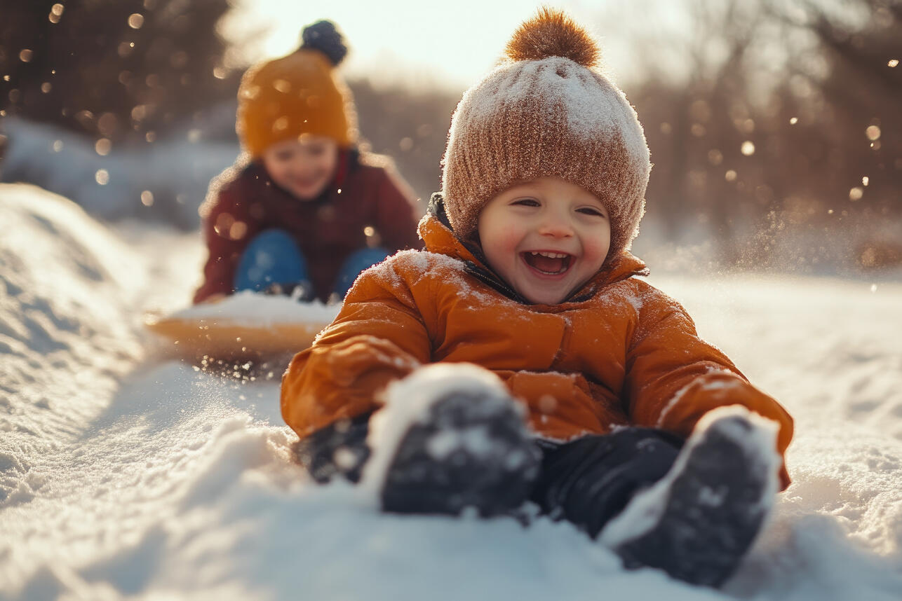 Как защитить кожу ребенка зимой 