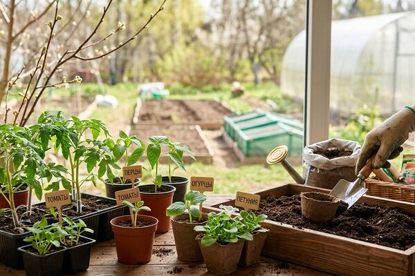 Успеть до конца апреля: полный список овощей и цветов, которые еще не поздно посадить на рассаду