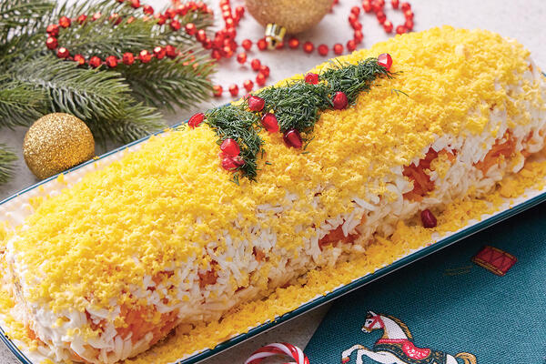 Александр Белькович: салат-рулет «Мимоза»