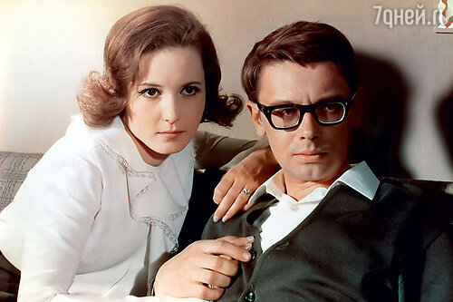 С Ириной Вавиловой в кинофильме «Рокировка в длинную сторону». 1969 г.