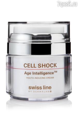 Омолаживающий крем Age Intelligence Youth-Inducing Cream, Cell Shock, Swiss Line