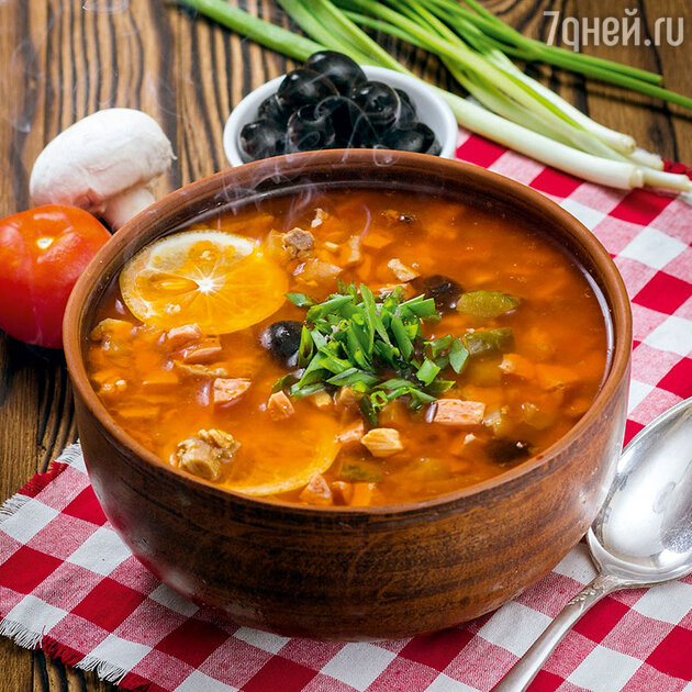 Солянка мясная классическая