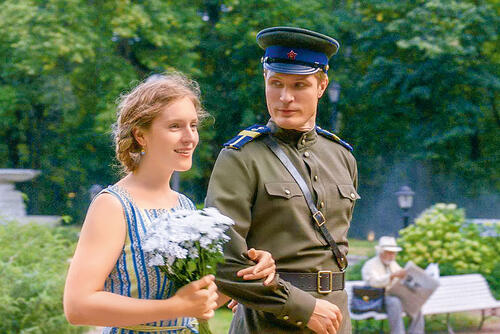 Марина Лебедева сыграла жену главного героя (с Кириллом Зайцевым)