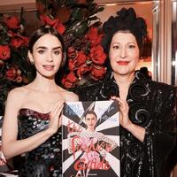 Cтилист сериала «Эмили в Париже» — Мэрилин Фитусси — появилась на премьере нового сезона в образе от российского кутюрье