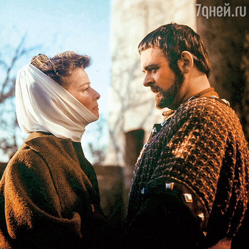 С Кэтрин Хепберн в фильме «Лев зимой». 1968 г.