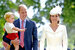 Принц Уильям, Кейт Миддлтон, Принц Джордж и принцесса Шарлотта