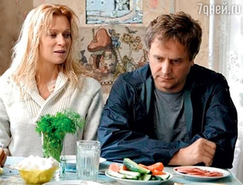 С Олесей Судзиловской в сериале «Личные обстоятельства». 2012 г.