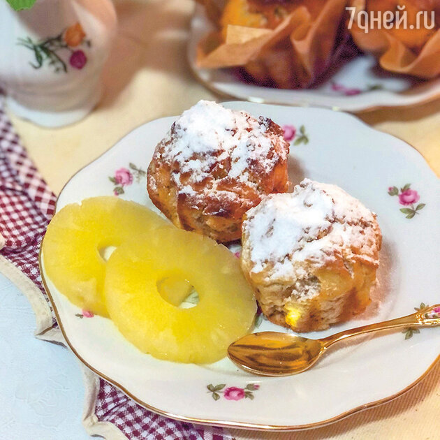 Маффины ананасовые.Фото Маффины ананасовые.Фото