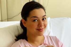 Марина Кравец впервые стала мамой