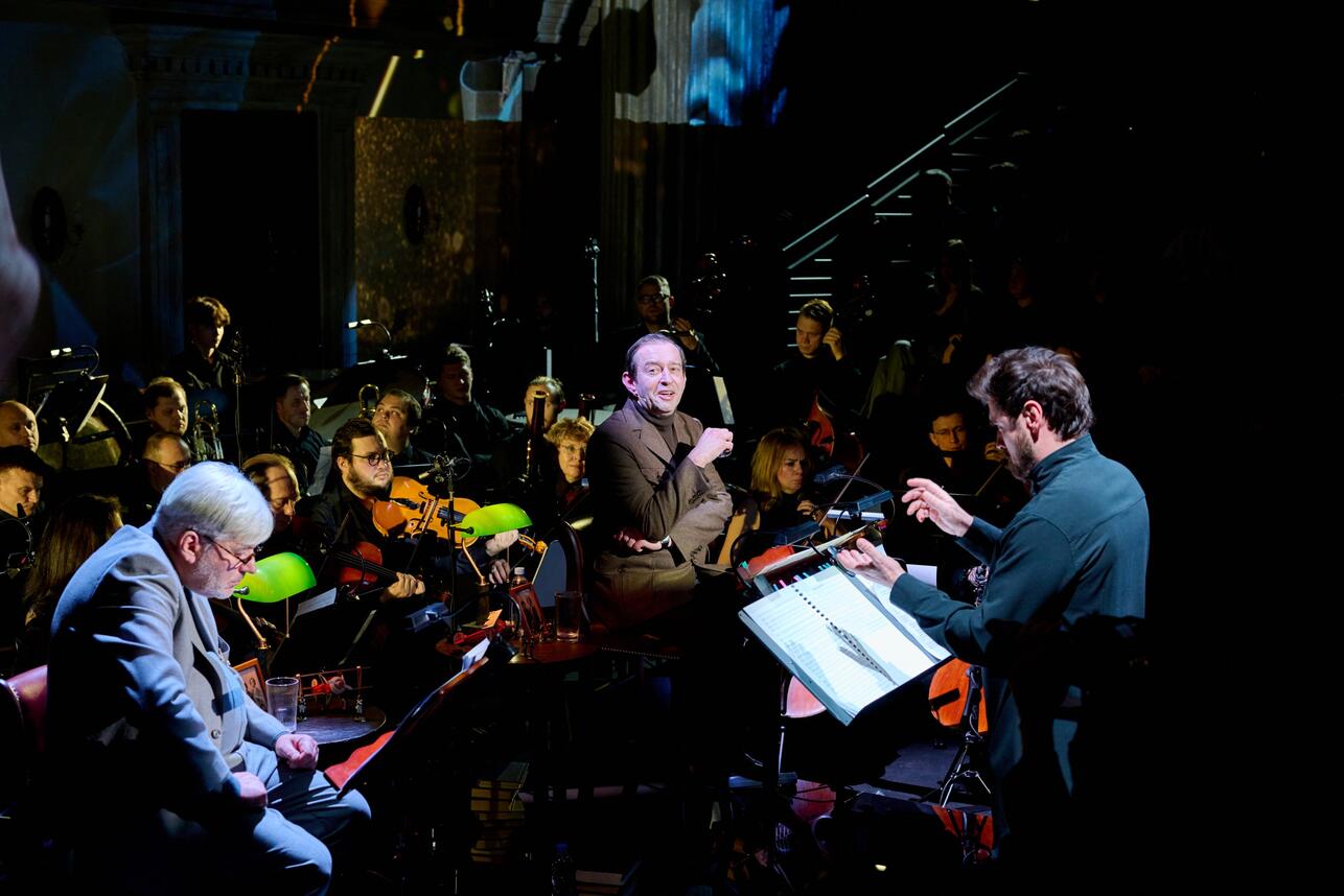 Евгений Водолазкин, Константин Хабенский, Петр Дранга фото