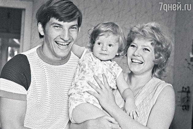 Владислав Третьяк с с женой Татьяной и сыном Димой