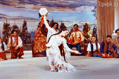 Гитана Леонтенко в фильме «Арена смелых». 1953 г.