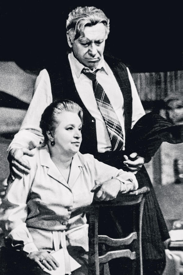 Анатолий Папанов и Надежда Каратаева