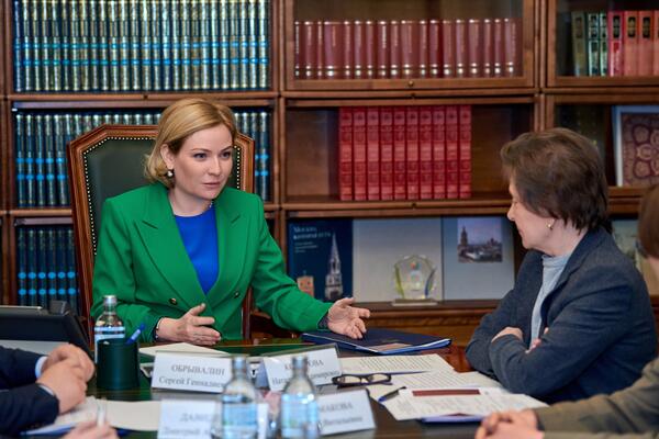 В Москве состоялась встреча министра культуры РФ Ольги Любимовой с губернатором Югры Натальей Комаровой и заместителем директора Фонда Росконгресс Еленой Марининой